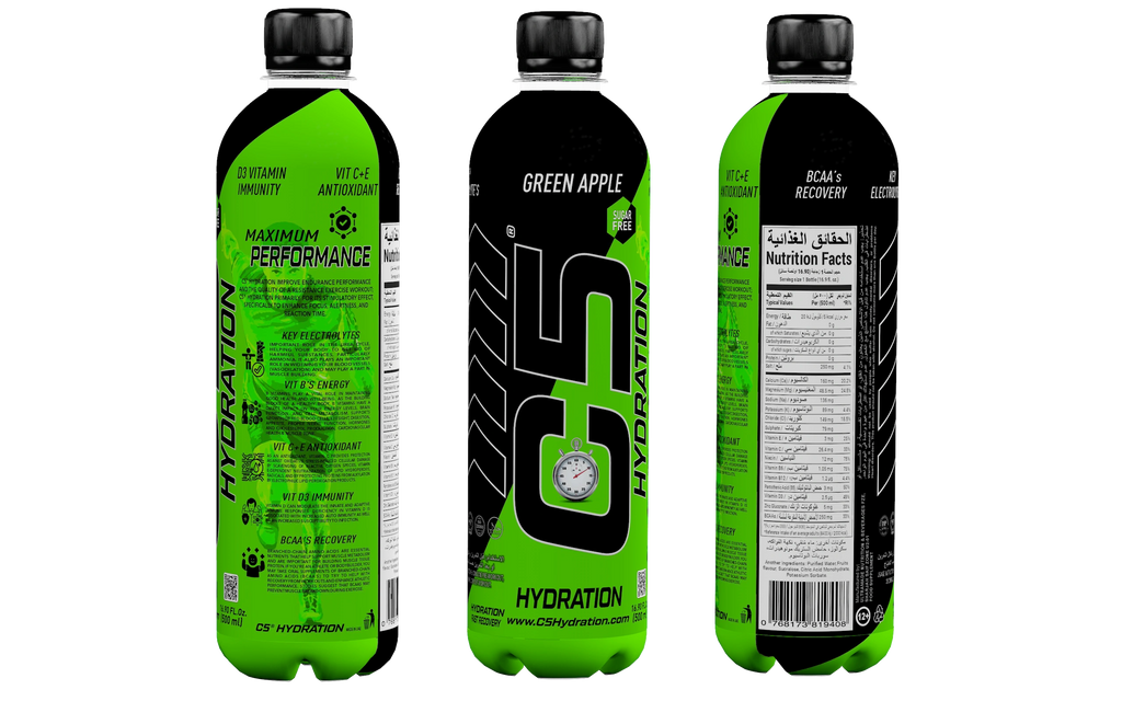 C5 Hydration Green Apple Electrolytes Vitamin Water- Zero Sugar - photo 3