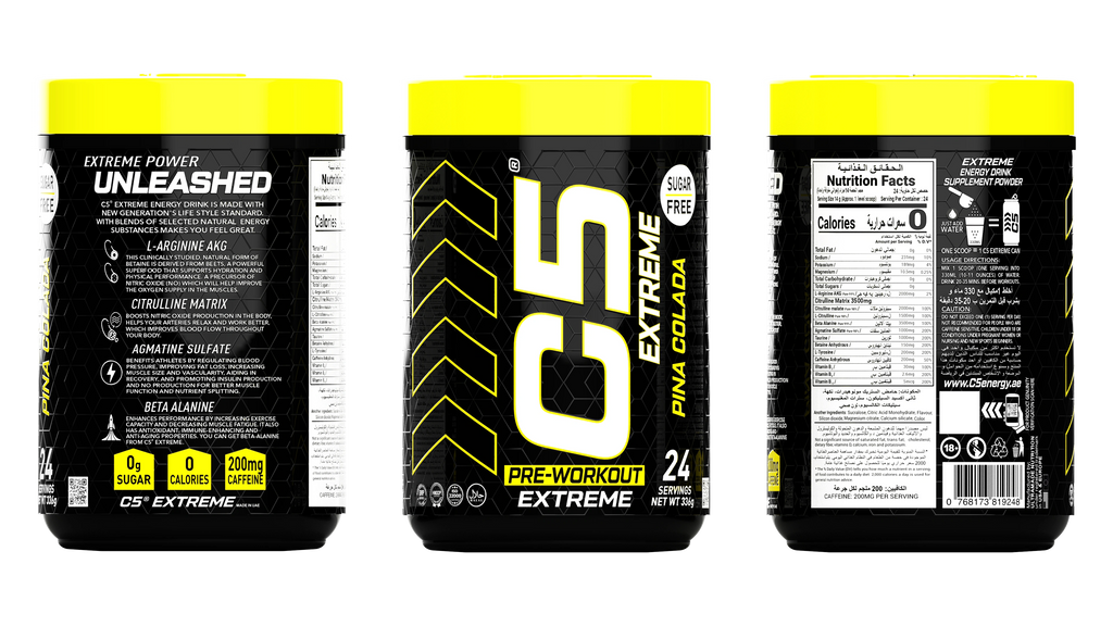 C5 Extreme Pre Workout Powder Pina Colada - photo 7