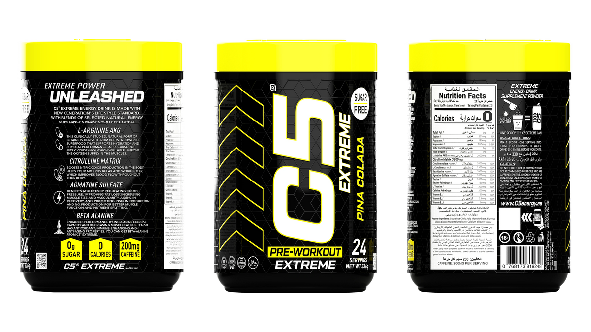 C5 Extreme Pre Workout Powder Pina Colada - photo 7