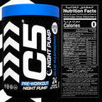 C5 Night Pump Pre Workout Powder Blue Raspberry - photo 4