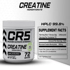 CR5 Creatine Monohydrate Powder 360g (72 Servings) – Unflavoured, Micronized, 99.8% - photo 4