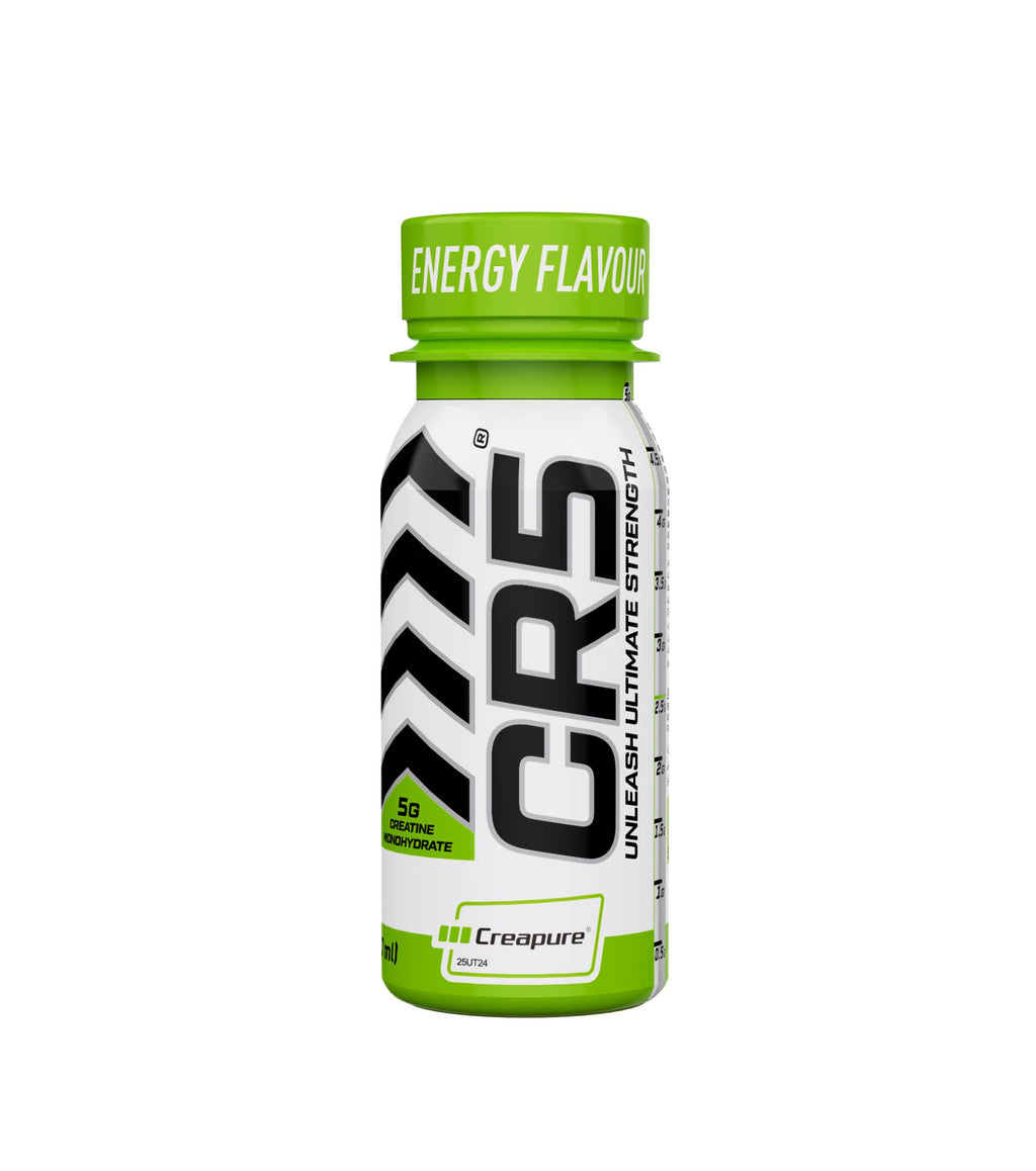 CR5® Creatine Shot Energy Flavour 5g -77 ml – 100% Creapure® Creatine Monohydrate - photo 2