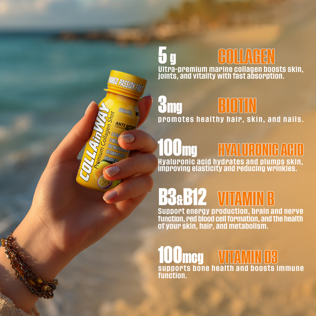 COLLAinWAY Premium Collagen Shot Mango Passion Fruit – 5000mg - photo 3