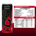 C5 Turbo Pre-Workout Drink – Sour Cherry – 355 ml | 200 mg Caffeine - photo 3