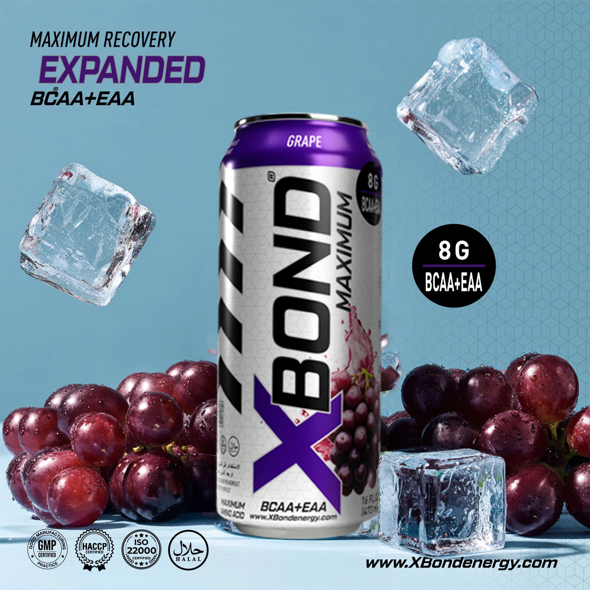 XBOND Drink BCAA+EAA Grape - photo 4