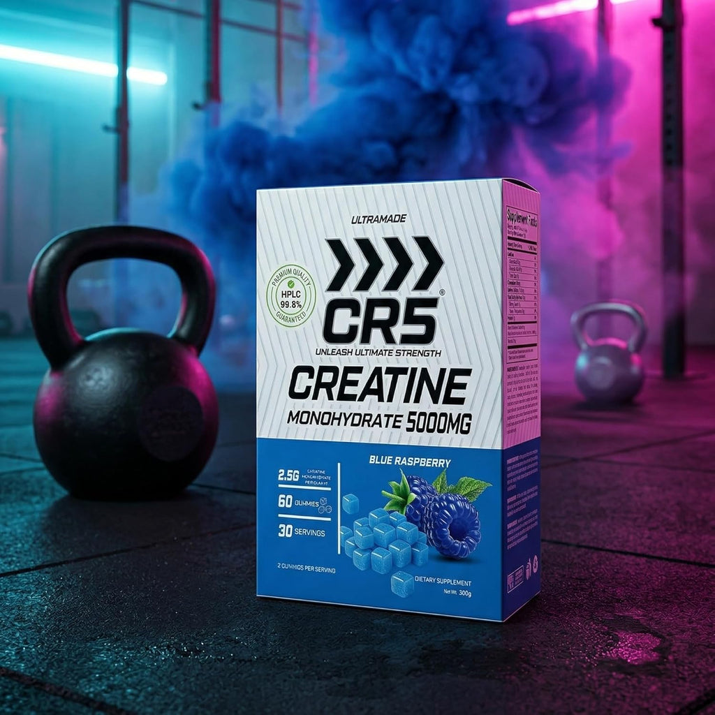 CR5 Creatine Gummies 5000mg – Creatine Monohydrate Gummies Blue Raspberry - photo 6