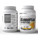 VITALIX KARBOMAX 3X FAST FUEL Mango Passion Fruit 1 kg - front and back packaging